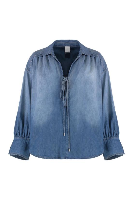 25SS 핑코 반팔 티셔츠 104630A2DT PJO Denim