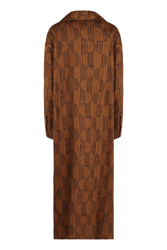 25SS 막스마라 미디 원피스 EDWIGE2511221192600 001 brown - MAX MARA