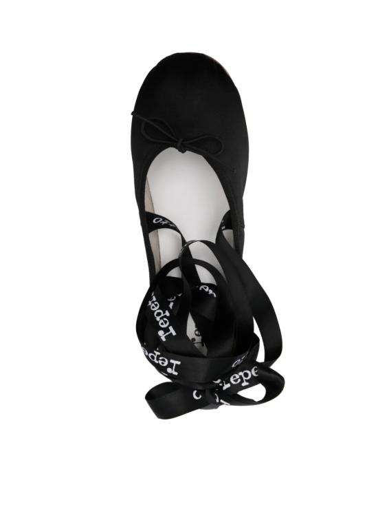 25SS 레페토 플랫 슈즈 V4197SATRUB410 BLACK - REPETTO