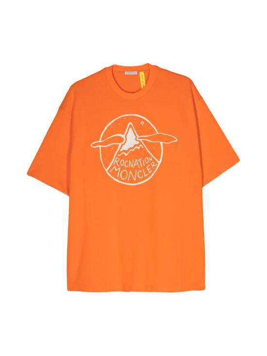 25SS 몽클레어 반팔 티셔츠 I209W8C0000689A8Y328 ORANGE