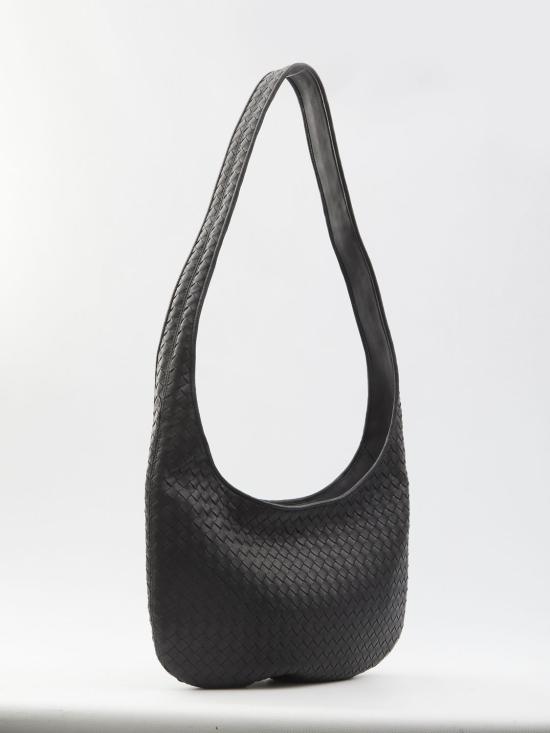 25SS 보테가베네타 베네토 인트레치아토 숄더백 826877V5KD0 8803 black - BOTTEGA VENETA