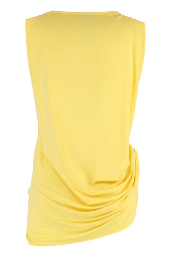25SS 자크뮈스 민소매 티셔츠 25E251TO1222381 250 Yellow - JACQUEMUS