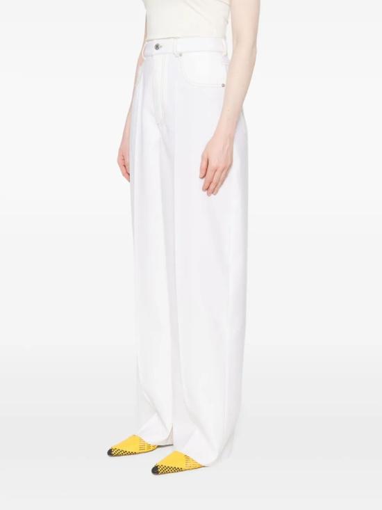 25SS 보테가베네타 스트레이트 팬츠 825519V0B30 9317 panna - BOTTEGA VENETA