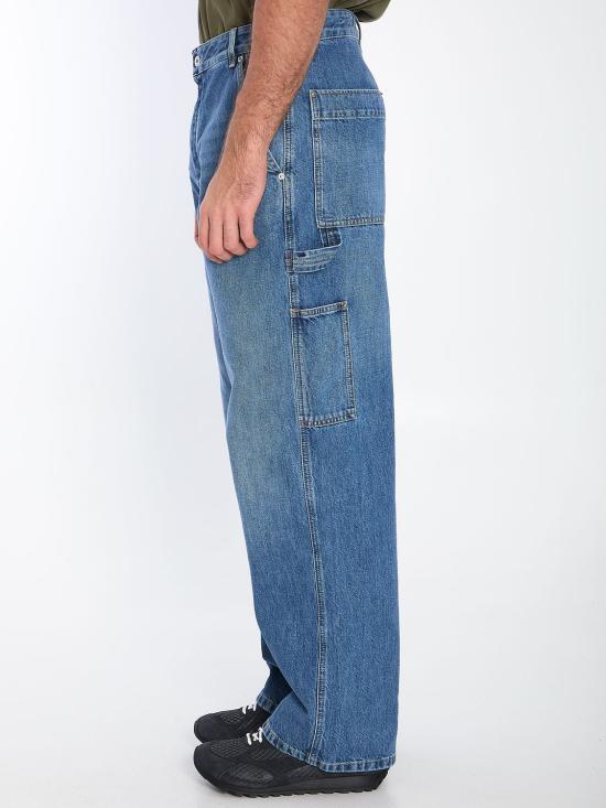 25SS 보테가베네타 스트레이트 팬츠 813526V42W0 4715 Denim - BOTTEGA VENETA