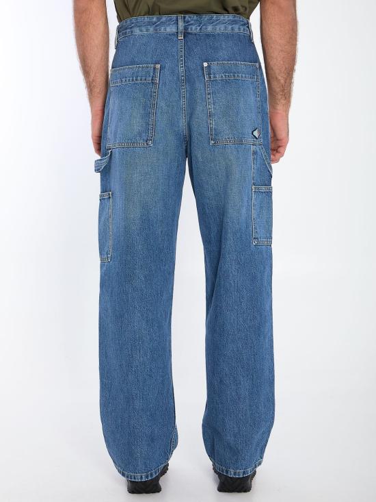 25SS 보테가베네타 스트레이트 팬츠 813526V42W0 4715 Denim - BOTTEGA VENETA
