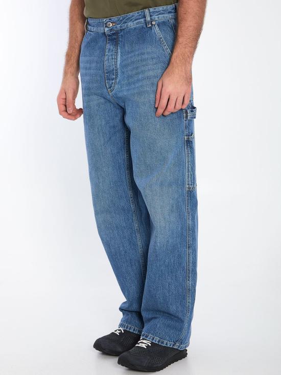 25SS 보테가베네타 스트레이트 팬츠 813526V42W0 4715 Denim - BOTTEGA VENETA
