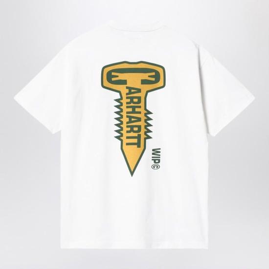 25SS 칼하트 WIP 반팔 티셔츠 I033949CO 02XX WHITE - CARHARTT WIP