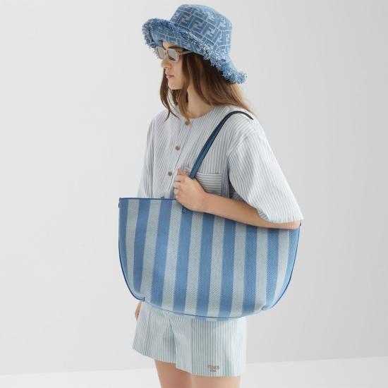 25SS 펜디 토트백 8BH425AUPJ F1SKL BLUE - FENDI