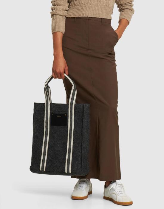 25SS 이자벨마랑 토트백 PM0008FAA3X30M02DG GREY - ISABEL MARANT