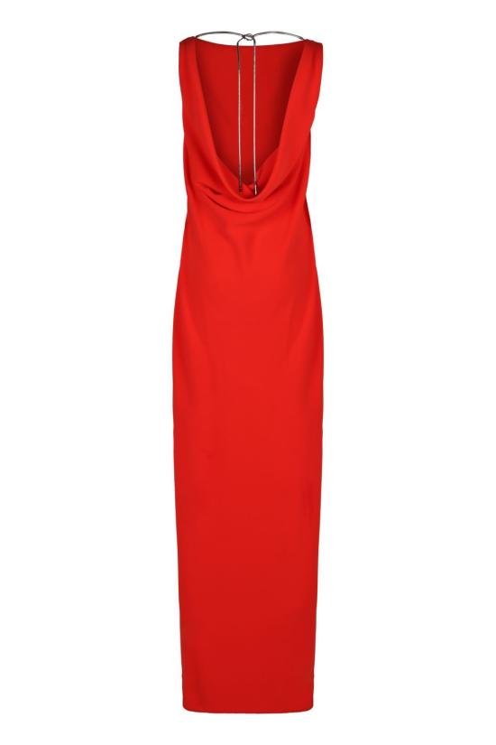 25SS 막스마라 미디 원피스 CRESO2511221054600 009 red - MAX MARA