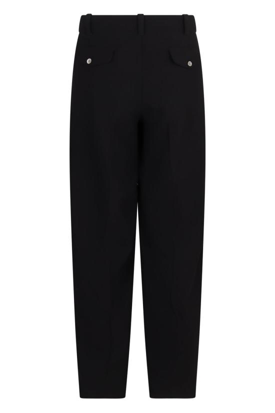 25SS 엠포리오 아르마니 스트레이트 팬츠 EM001719TE14101 U1159 black - EMPORIO ARMANI