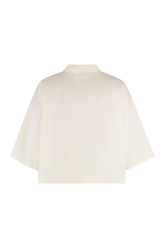 25SS 보테가베네타 반팔 티셔츠 830925V5DJ0 9247 panna - BOTTEGA VENETA
