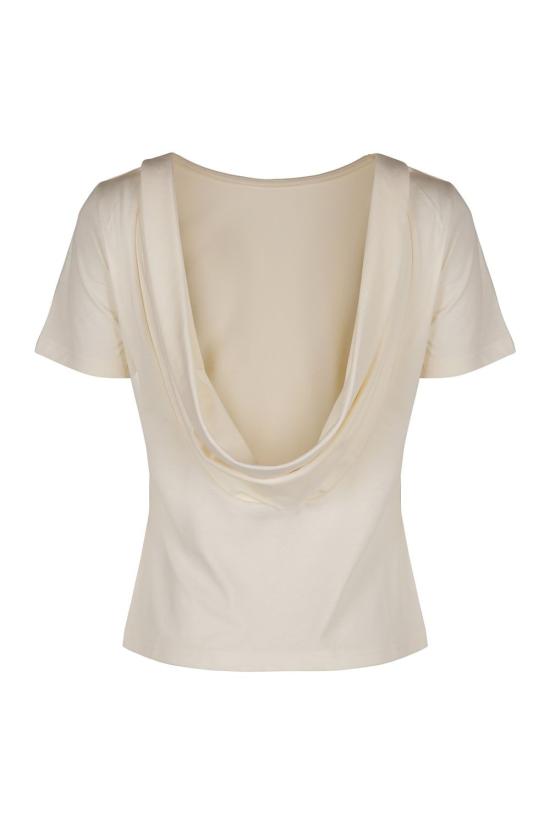  니나리찌 반팔 티셔츠 25PJTO029CO1094 U1230 panna - NINA RICCI