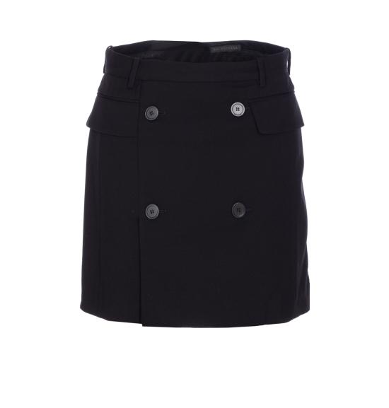 25FW 발렌시아가 미디 스커트 838765 TRT011000 Black