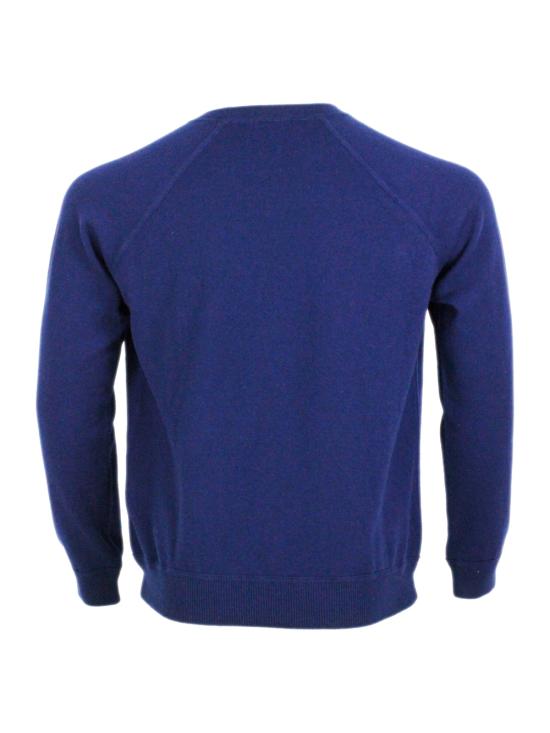 25FW 말로 스웨터 UMA009F10K02 E3489 Blue - MALO