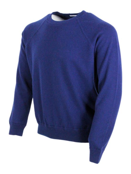 25FW 말로 스웨터 UMA009F10K02 E3489 Blue - MALO