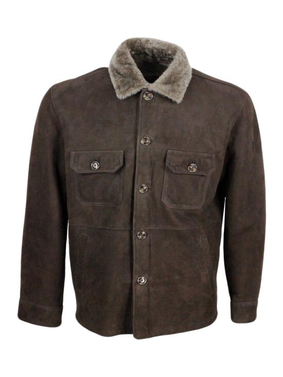 25FW 발바 수트 자켓 SHE38900CAM 0004 Brown