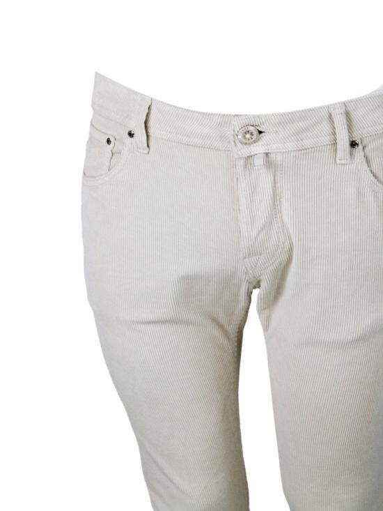 25FW 야콥코헨 스트레이트 팬츠 UQE0636S3653 A81 Cream - JACOB COHËN