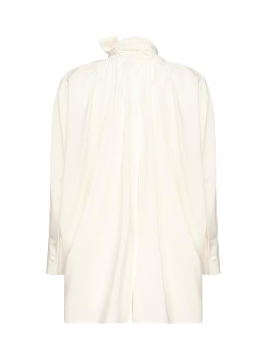 25FW 막스마라 블라우스 2521116081600 001 White - MAX MARA