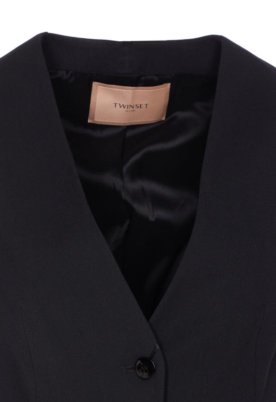 25FW 트윈셋 베스트 252TP2621 00006 Black - TWINSET