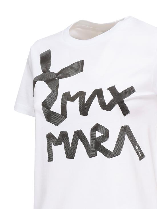 25FW 막스마라 반팔 티셔츠 2521946061600 009 White - MAX MARA