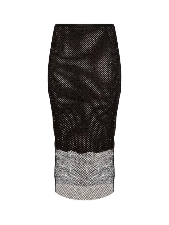 25FW 스포트막스 롱 스커트 2522776021600 003 Black