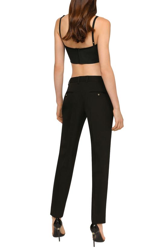 25FW 돌체앤가바나 스트레이트 팬츠 FT0CXTFUBGB N0000 Black - DOLCE & GABBANA