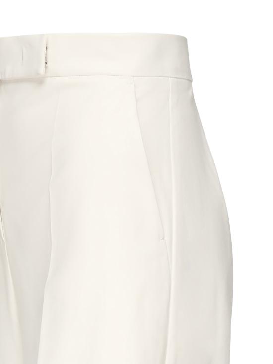 25FW 막스마라 스트레이트 팬츠 2521136011600 005 White - MAX MARA