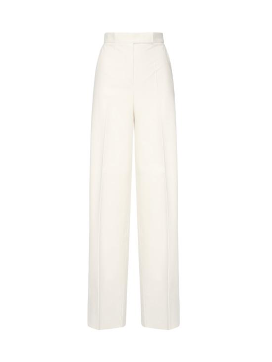 25FW 막스마라 스트레이트 팬츠 2521136011600 005 White