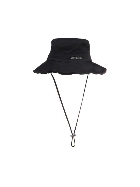 25FW 자크뮈스 버킷햇 22EACU00002AE00014 990 Black - JACQUEMUS