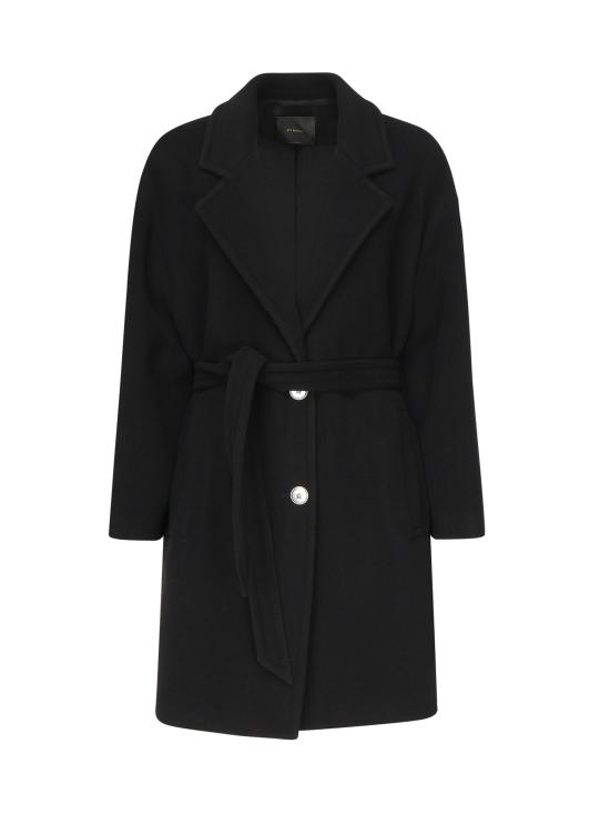 25FW 핑코 코트 105685 A2SMZ99 Black