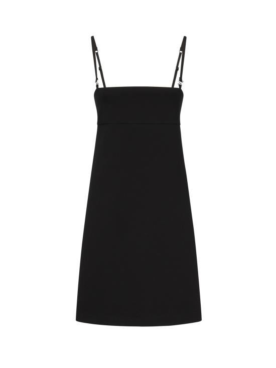 25FW 스포트막스 미디 원피스 2522626051600 001 Black