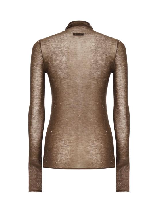 25FW 핑코 터틀넥 105821 A2PML73 Brown - PINKO