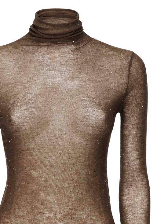 25FW 핑코 터틀넥 105821 A2PML73 Brown - PINKO