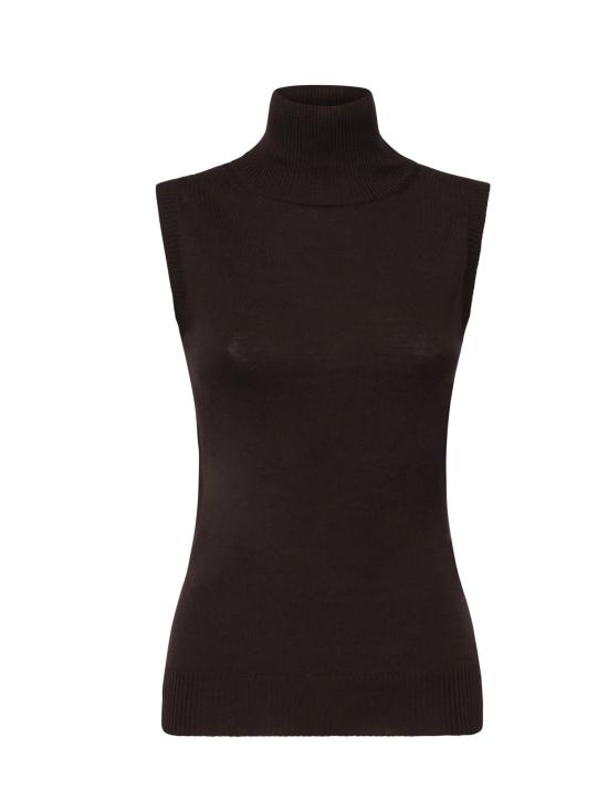 25FW 스포트막스 터틀넥 2522366011600 006 DARK BROWN