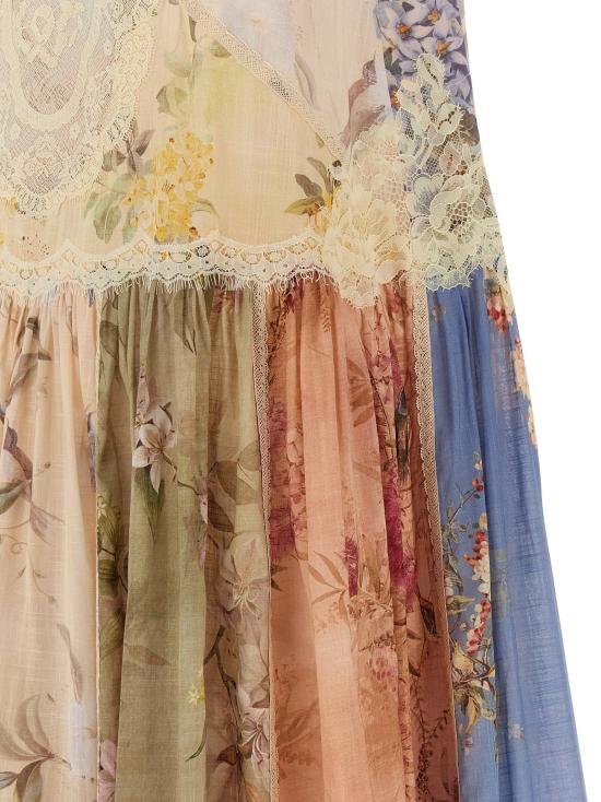 25FW 짐머만 미디 원피스 4596DSS255SPLI Multicolor - ZIMMERMANN