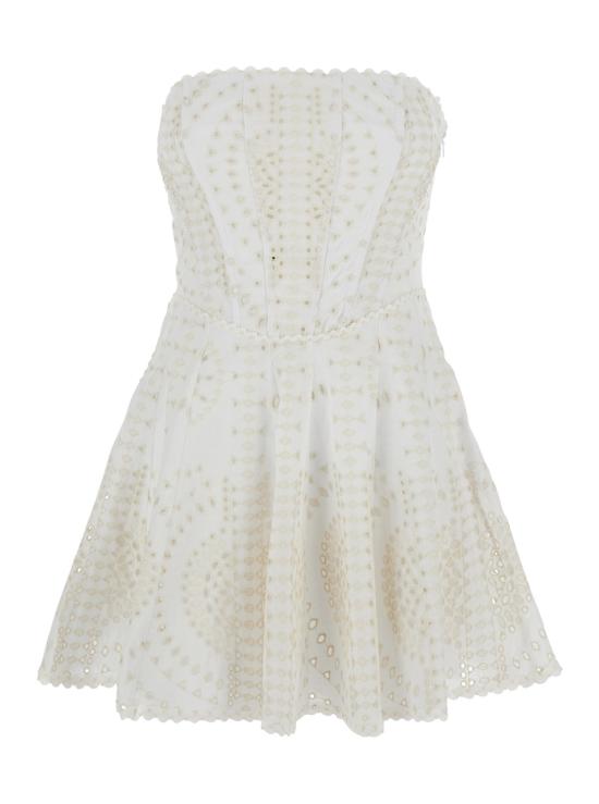 25SS 차로루이즈 숏 원피스 254601IVORYNELUM White