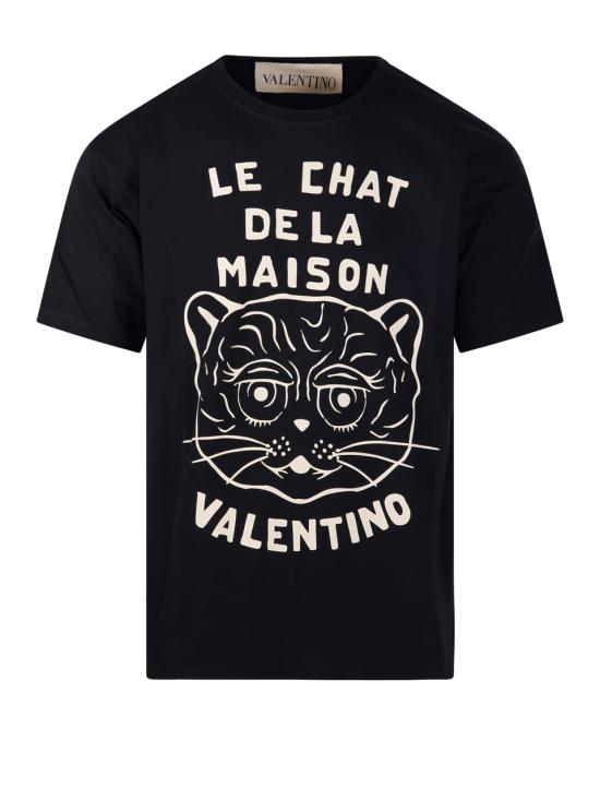 25FW 발렌티노 가라바니 반팔 티셔츠 7V3MG16PB32 9RA NERO BURRO