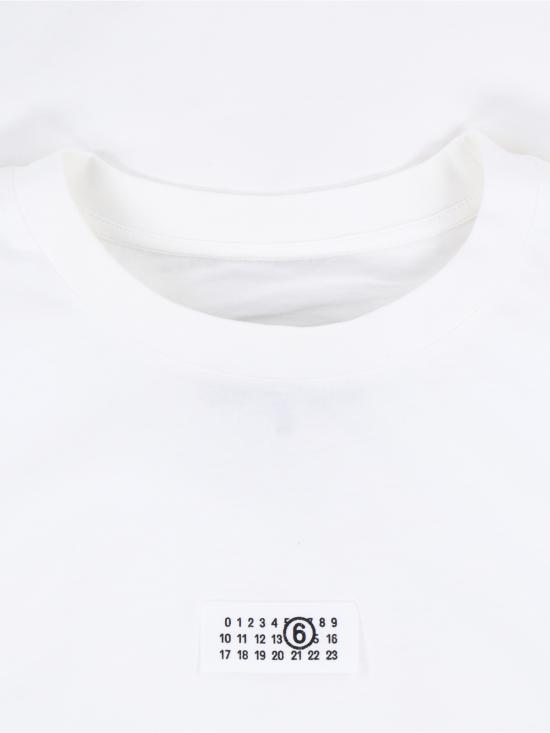 25FW MM6 메종마르지엘라 반팔 티셔츠 SH0GC0032 S24312 101 White - MM6 MAISON MARGIELA
