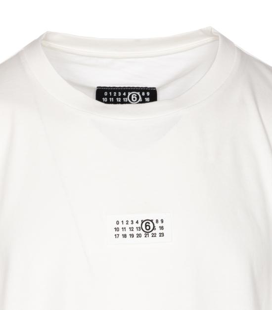 25FW MM6 메종마르지엘라 반팔 티셔츠 SH0GC0032 S24312101 White - MM6 MAISON MARGIELA