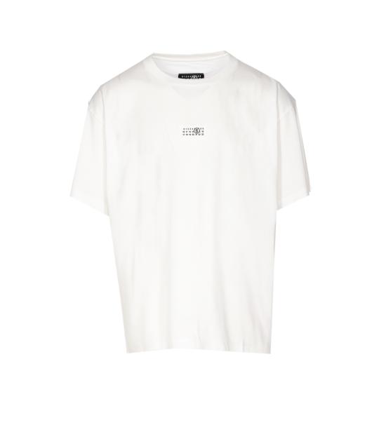 25FW MM6 메종마르지엘라 반팔 티셔츠 SH0GC0032 S24312101 White