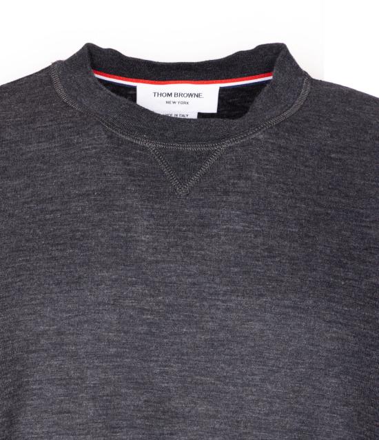 25FW 톰브라운 반팔 티셔츠 MJS292A J0213015 Grey - THOM BROWNE