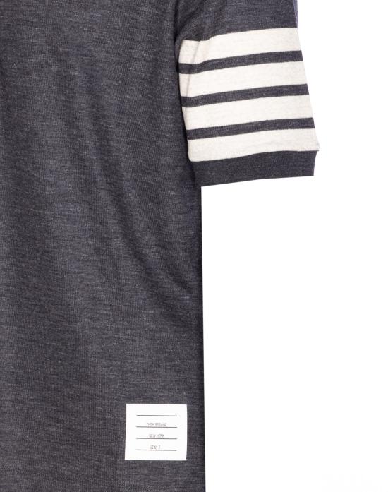 25FW 톰브라운 폴로 티셔츠 MJP228A J0213015 Grey - THOM BROWNE