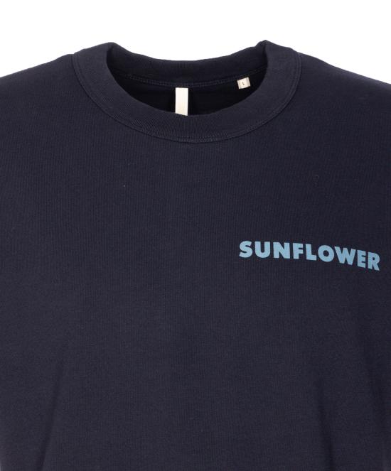 25FW 선플라워 반팔 티셔츠 2103 NAVY Blue - SUNFLOWER