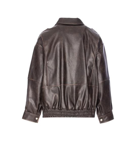 25FW 리우조 자켓 MF5097E1051 X0558 Brown - LIU JO