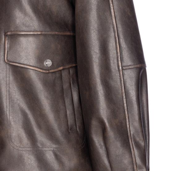 25FW 리우조 자켓 MF5097E1051 X0558 Brown - LIU JO