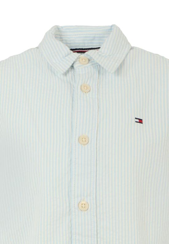 25SS [키즈] 타미힐피거 티셔츠 KB0KB09558 0A4 LIGHT BLUE - TOMMY HILFIGER