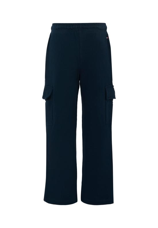 25SS [키즈] 타미힐피거 스트레이트 팬츠 KS0KS00622 C1G BLUE - TOMMY HILFIGER