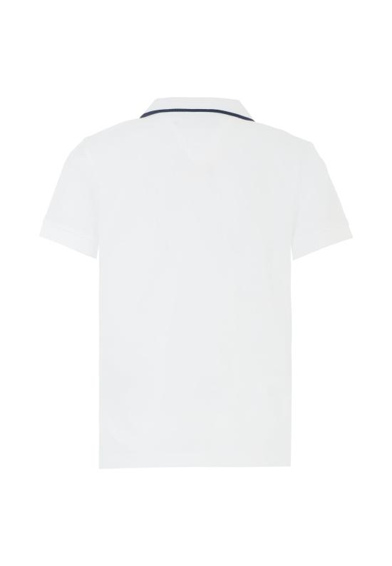 25SS [키즈] 타미힐피거 폴로 셔츠 KB0KB09524 YBR WHITE - TOMMY HILFIGER