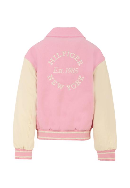 25SS [키즈] 타미힐피거 봄버 자켓 KG0KG08316 TPF PINK - TOMMY HILFIGER